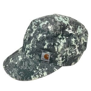 Carhartt Hat 100% Cotton Hat Gray Camo Military Cap